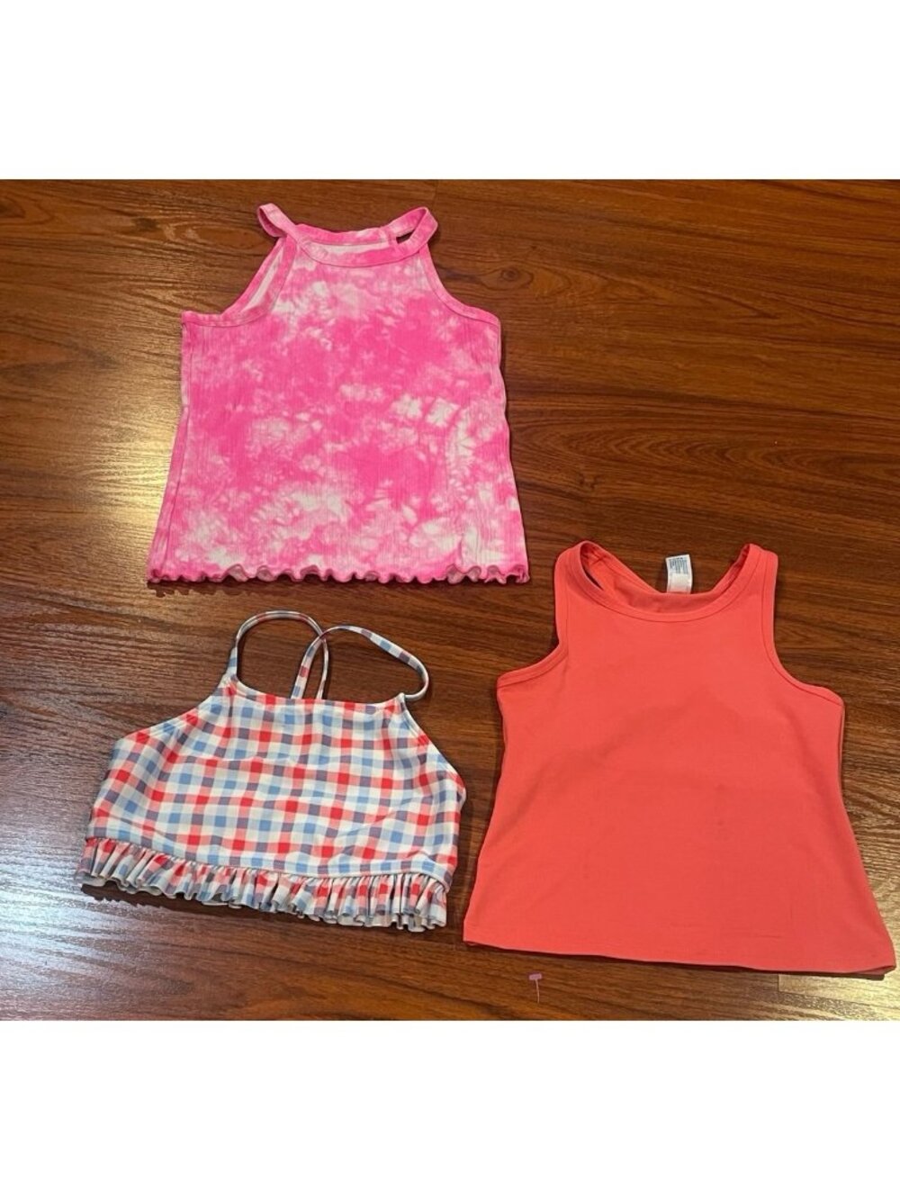 MÚLTIPLES BRANDS LOT OF 3 TANK TOPS T7-8
